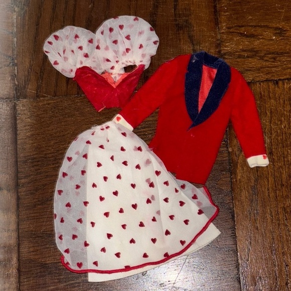 Mattel Other - 1983 Barbie Doll Loving You Heart clothes Outfit Top/Skirt Dress  Ken tux coat